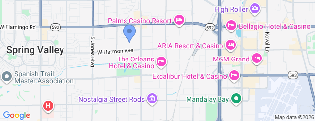 Orleans Showroom at The Orleans Hotel