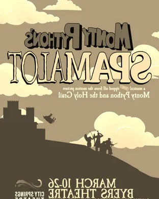 Monty Python's Spamalot theatre performance