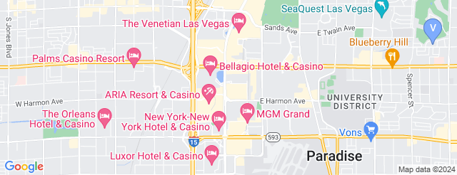 V2 V Theater Upstairs Showroom - Planet Hollywood Resort & Casino